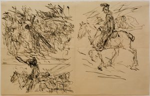 Studier om "Golgata" af Fritz von Uhde