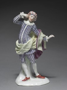 Italiensk komediefigur: Mezetin, ca. 1753. af Fürstenberg Porcelain Factory