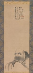 Portræt af Daruma, begyndelsen af det 17. århundrede. af Fugai Ekun