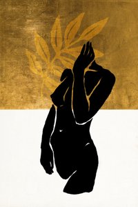 Golden Leaves Nude af Fun Qui