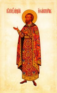 Den hellige storprins Andrey Bogolyubsky, 1887 af Fyodor Grigoryevich Solntsev