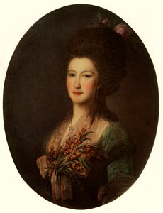 Portræt af grevinde J. V. Santi, 1785, 1965. af Fyodor Rokotov