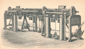Tegningsramme, af Platt, Brothers & Co. Oldham