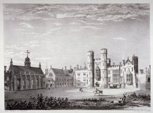 Lambeth Palace, London, c1830 af GF Bragg