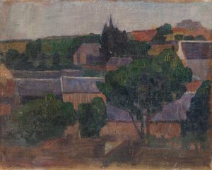 Landsby i Bretagne af G.F. Clement