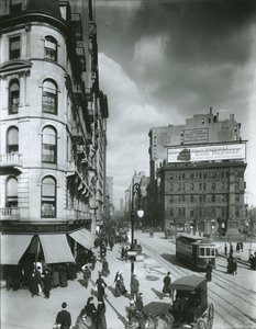 Broadway nord fra 24th Street, New York City af G.P. Hall und Sohn