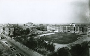 Columbia University campus fra sydvest, New York City, 1910 af G.P. Hall und Sohn