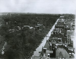 Fifth Avenue, ser nordpå fra taget af Metropolitan Club i 61st Street, New York City, ca. 1904