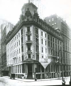 J.P. Morgan Building, Wall Street, New York City (foto af gelatinesølv)