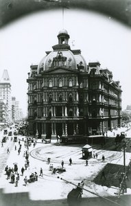 Old Post Office, Broadway and Park Row, New York City, ca. 1900