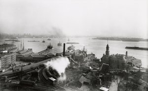 Syd færgeterminal, 1905 af G.P. Hall und Sohn