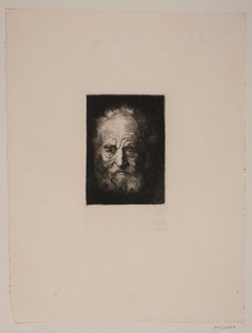Oldingehoved. Studie efter Rembrandt
