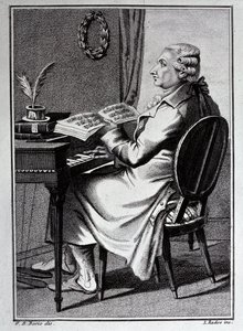 Portræt af Antonio Sacchini tegning af G. B. Bosio