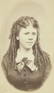 Uden titel Portræt af kvinde, 185099. af G. C. Gilchrest