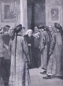Besøg af Li Hung-Chang til dronningen i Osborne, illustration fra Cassells History of England, 1900-tallet