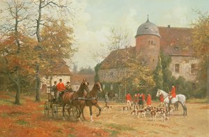 Ankommer til Jagten, 1800-tallet