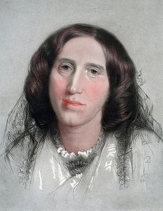 George Eliot, engelsk romanforfatter, 1800-tallet af G Sidney Hunt