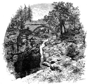 The Linn of Dee, Aberdeenshire, Skotland, 1900.