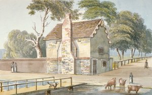 Et almuehus i Carshalton, Surrey, 1826 af G Yates