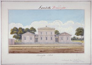 Kennington Schools, Camberwell New Road, Lambeth, London, 1826 af G Yates