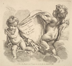 Frontispice, 1738-45. af Gabriel Huquier
