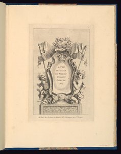 Plate 1, Plate, Livre de vases (Book of Vases) af Gabriel Huquier