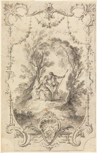 The Eagar Shepherd (Forberedende tegning til plade 247 i L