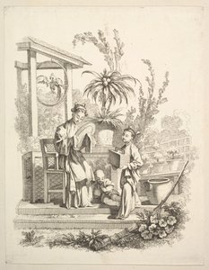 Toilettet, ca. 1742. af Gabriel Huquier
