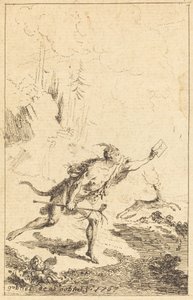 Udsending til M. de Saint-Denis af M. de Belle-Isle, fange [til venstre]