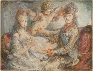 Louis XVI og Marie-Antoinette kronet af kærlighed
