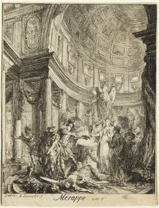 Merope af Gabriel Jacques de Saint Aubin