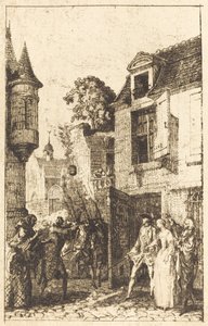Vi tænker aldrig på alt af Gabriel Jacques de Saint Aubin