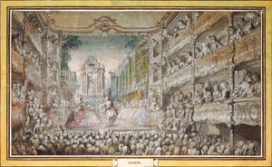 Opførelsen af Armida i Operahusets gamle auditorium efter 1761.