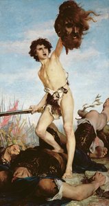 David sejrer over Goliat, 1876