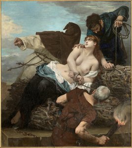 Scene for inkvisitionen i Spanien
