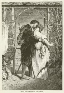 Faust og Margaret i haven