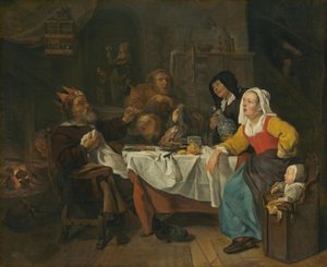 Kongen drikker af Gabriel Metsu