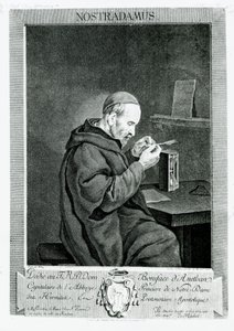 Portræt af Michel Nostradamus (1503-66) indgraveret af Christian von Mechel (1737-1817) 1762 af Gabriel Metsu