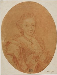 Portræt af en kvinde af Gabriel Metsu