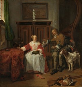 Jægerens gave Jægerens gave af Gabriel Metsu
