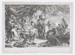 Laban søger efter sine husguder, ca. 1753.