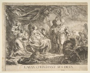 Laban søger sine guder, 1753.