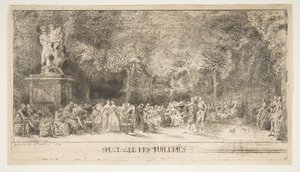 Scene in the Tuileries: The Chairs, 1760. dani