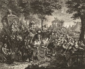 Udsigt over Beson-messen, 1750.
