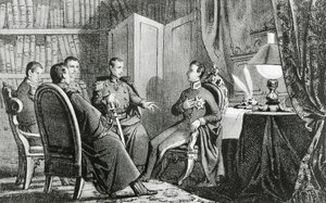 Prins Charles Albert af Carignano (1798-1849) lover sin støtte til liberale konspiratorer, 6. marts af Gabriele Castagnola