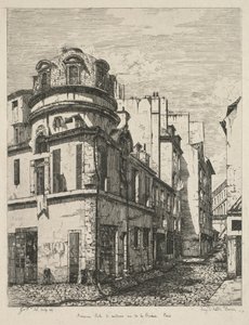 Raderinger af det gamle Paris: Tidligere lægeskole, rue de la Bucherie