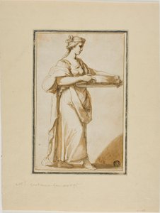 Vestal Virgin Tuccia af Gaetano Gandolfi