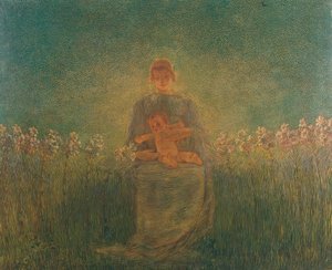 Madonna af liljerne af Gaetano Previati