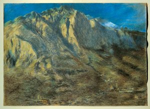 Mount Resegone af Gaetano Previati