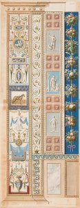 Pilaster Loggia II (pynt med en opsadlet hest i midtersektionen)
